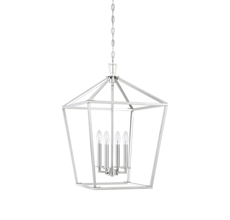Savoy House 3-321-4-109 Four Light Pendant, Polished Nickel (3)