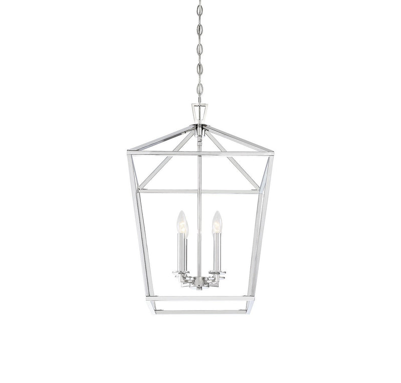Savoy House 3-321-4-109 Four Light Pendant, Polished Nickel (6)