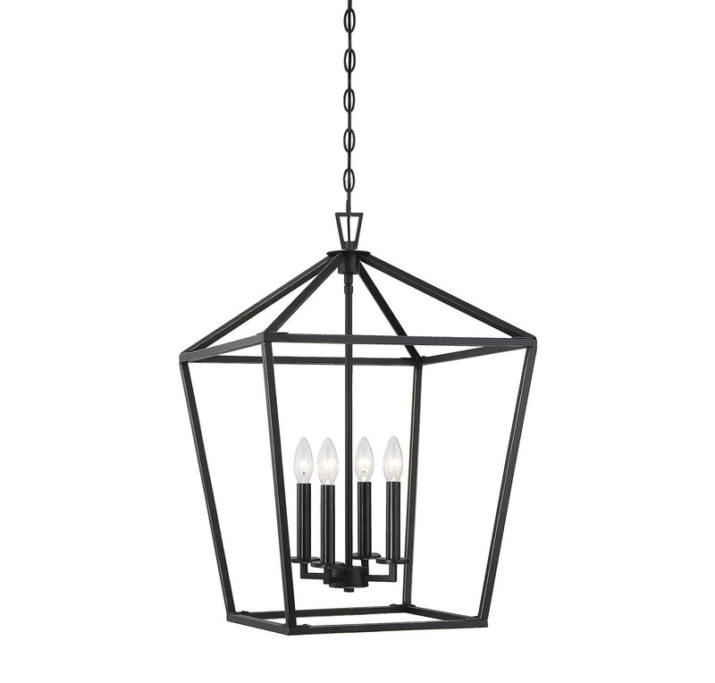 Savoy House 3-321-4-44 Four Light Pendant, Classic Bronze
