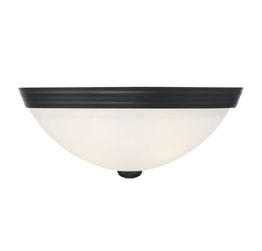 Savoy House 6-780-13-BK Two Light Flush Mount, Matte Black