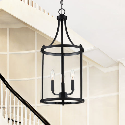 Savoy House 7-1040-3-BK Three Light Foyer Pendant, Black (2)
