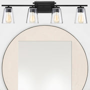 Savoy House 8-1020-4-BK Four Light Bath Bar, Black (2)