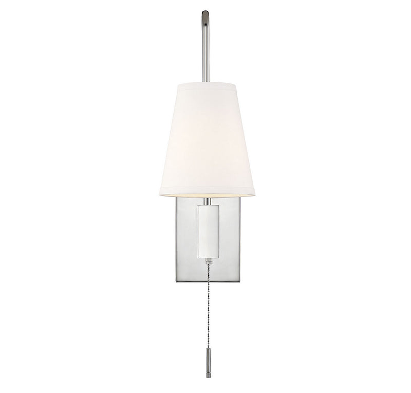 Savoy House 9-0900CP-1-109 One Light Wall Sconce, Polished Nickel (2)