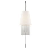 Savoy House 9-0900CP-1-SN One Light Wall Sconce, Satin Nickel (2)
