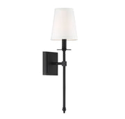 Savoy House 9-302-1-89 One Light Wall Sconce, Matte Black (2)