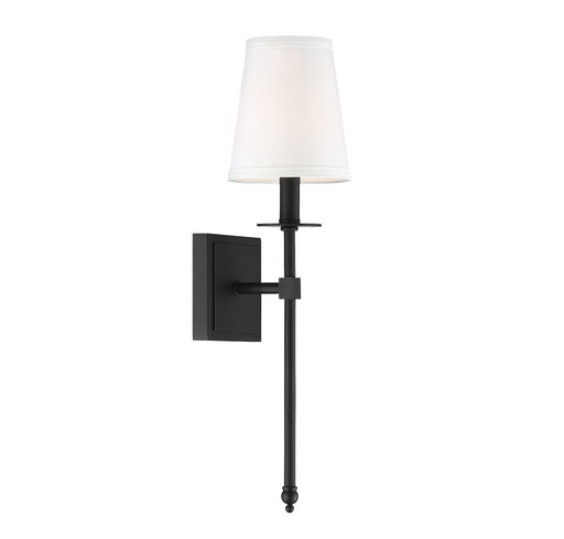 Savoy House 9-302-1-89 One Light Wall Sconce, Matte Black (2)