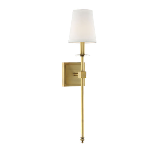 Savoy House 9-303-1-322 One Light Wall Sconce, Warm Brass