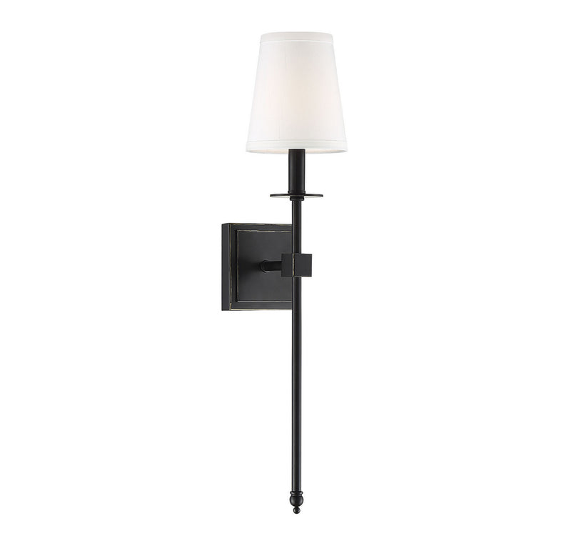 Savoy House 9-303-1-44 One Light Wall Sconce, Classic Bronze