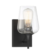 Savoy House 9-4030-1-BK One Light Wall Sconce, Black (2)