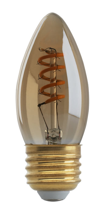 Satco S9970 Light Bulb, Transparent Amber Main Image.jpg