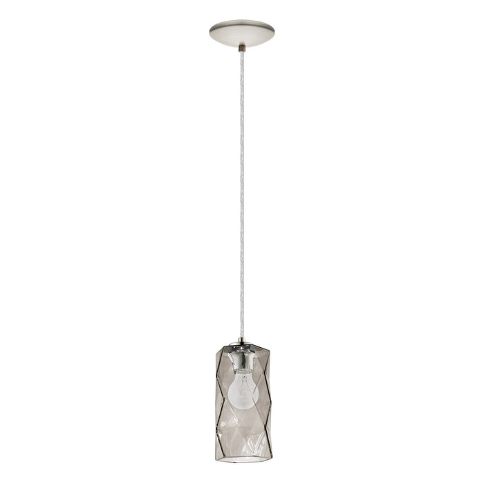 Eglo USA 202403A Estevau One Light Mini Pendant Satin Nickel Main Image.jpg