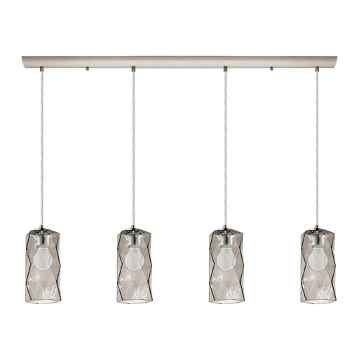 Eglo USA 202404A Estevau Four Light Pendant Satin Nickel Main Image.jpg