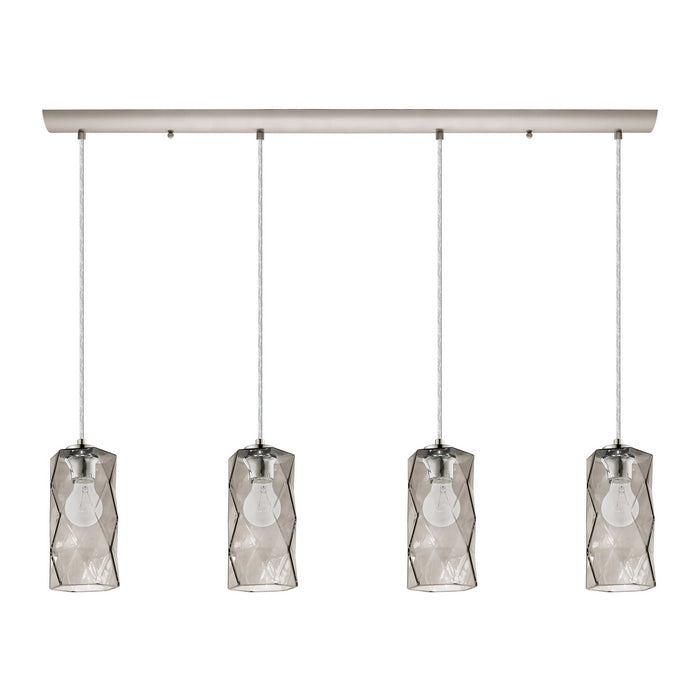 Eglo USA 202404A Estevau Four Light Pendant Satin Nickel Main Image.jpg