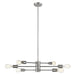 Eglo USA 203475A Willsboro Six Light Chandelier Polished Nickel Main Image.jpg