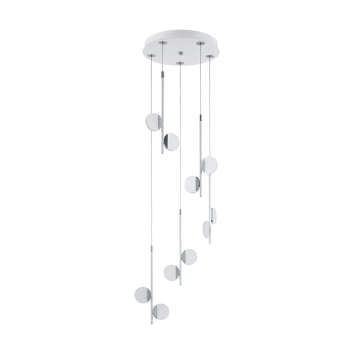 Eglo USA 96932A Olindra LED Pendant White & Chrome Main Image.jpg
