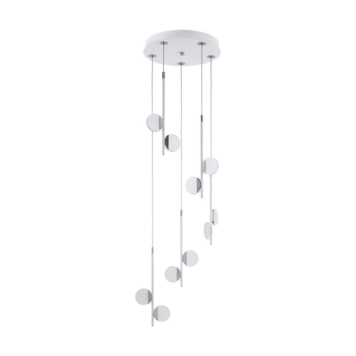 Eglo USA 96932A Olindra LED Pendant White & Chrome Main Image.jpg
