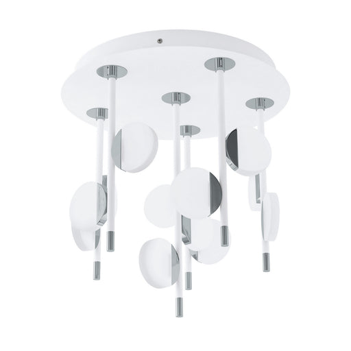 Eglo USA 96968A Olindra LED Ceiling Light White & Chrome Main Image.jpg