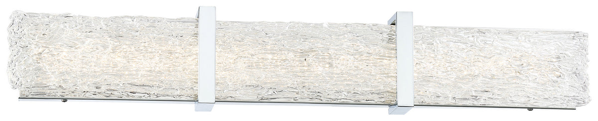 George Kovacs P1384-077-L Forest Ice II LED Bath, Chrome — ShoppersLighting