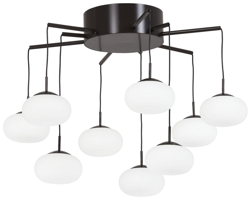 George Kovacs P8236-671-L George's Web LED Chandelier, Bronze W/Gold Dust Main Image.jpg