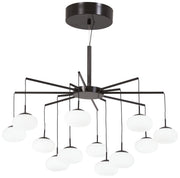 George Kovacs P8238-671-L George's Web LED Chandelier(Convertible To Semi Flush), Bronze W/Gold Dust Main Image.jpg