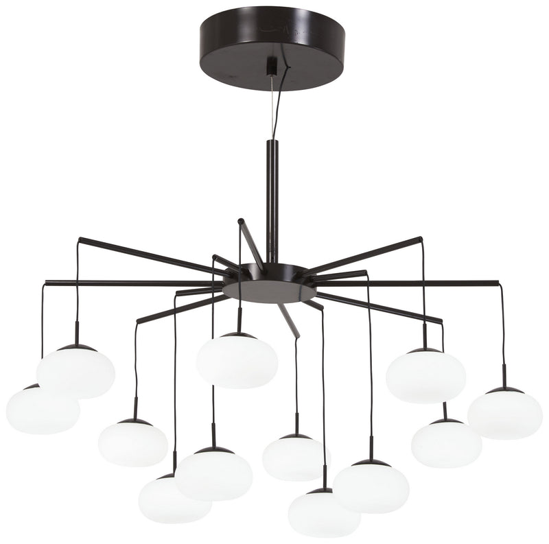 George Kovacs P8238-671-L George's Web LED Chandelier(Convertible To Semi Flush), Bronze W/Gold Dust Main Image.jpg