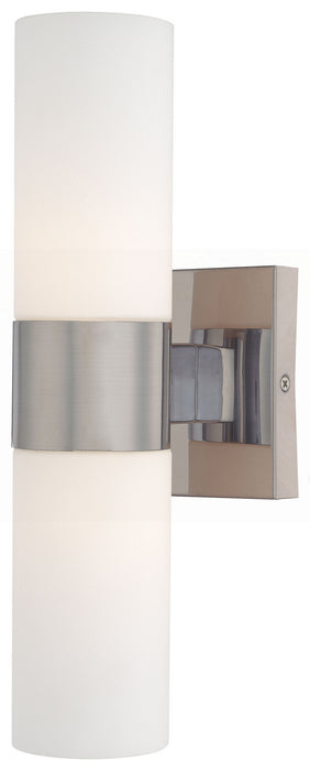 Minka-Lavery 6212-84 Two Light Wall Sconce, Brushed Nickel Main Image.jpg