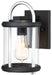 Minka-Lavery 72671-32 Keyser One Light Outdoor Wall Mount, Coal W/Silver Accent Alternate Image.jpg