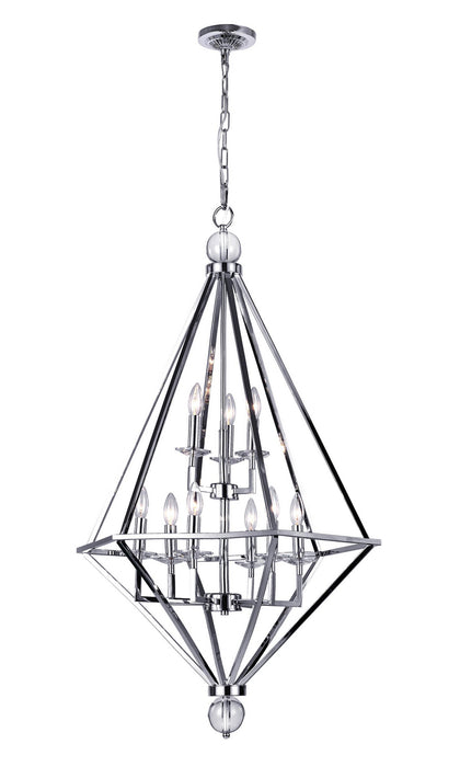 CWI Lighting 1027P26-9-601 Calista Nine Light Chandelier Chrome.jpg