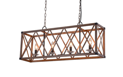 CWI Lighting 1033P36-4-230 Marini Four Light Chandelier Wood Grain Brown.jpg