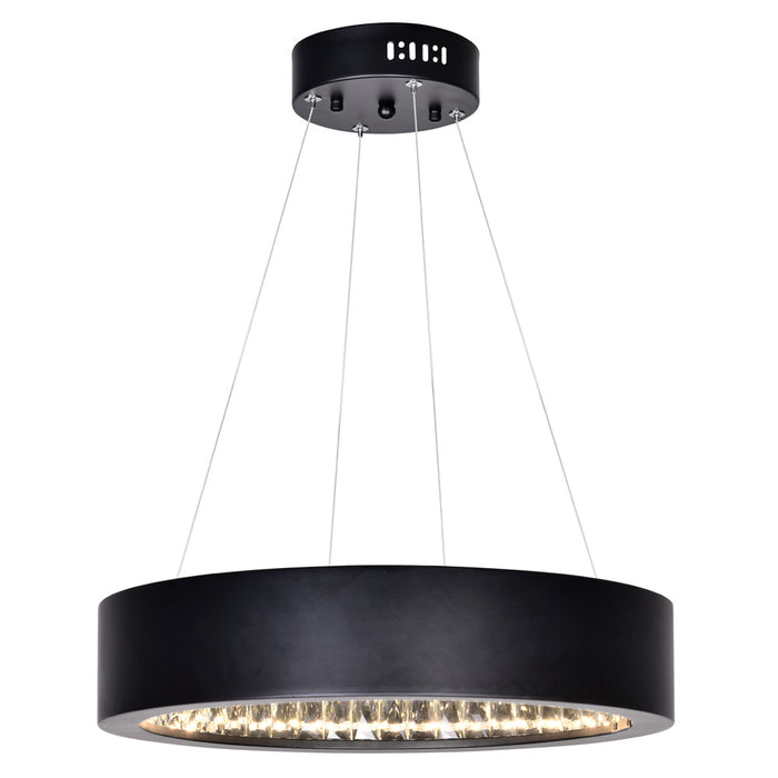 CWI Lighting 1040P16-101 Rosalina LED Chandelier Matte Black Alt 1.jpg