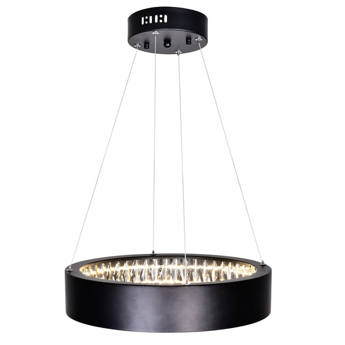 CWI Lighting 1040P16-101 Rosalina LED Chandelier Matte Black Alt 2.jpg