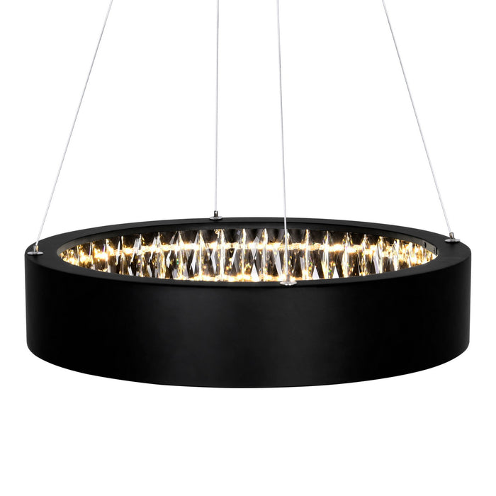 CWI Lighting 1040P16-101 Rosalina LED Chandelier Matte Black Alt 6.jpg