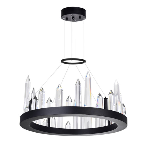 CWI Lighting 1043P16-101 Juliette LED Chandelier Black Alt 1.jpg