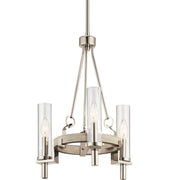 Kichler 44286WWW Three Light Mini Chandelier, White Washed Wood (2)