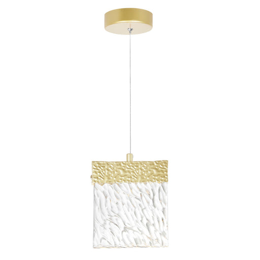 CWI Lighting 1090P6-1-620 Carolina LED Mini Pendant Gold Leaf.jpg