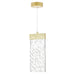 CWI Lighting 1090P5-1-620-A Carolina LED Mini Pendant Gold Leaf Alt 1.jpg