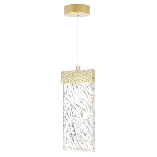 CWI Lighting 1090P5-1-620-A Carolina LED Mini Pendant Gold Leaf.jpg