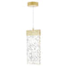 CWI Lighting 1090P5-1-620-A Carolina LED Mini Pendant Gold Leaf.jpg