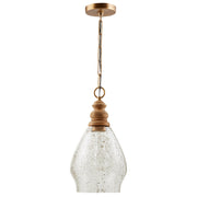 Capital Lighting 330413LW Jaye One Light Pendant, Light Wood Main Image.jpg