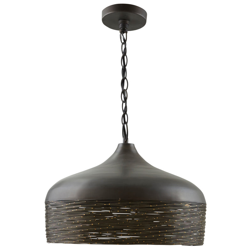 Capital Lighting 330512GI Sana One Light Pendant, Grey Iron Main Image.jpg