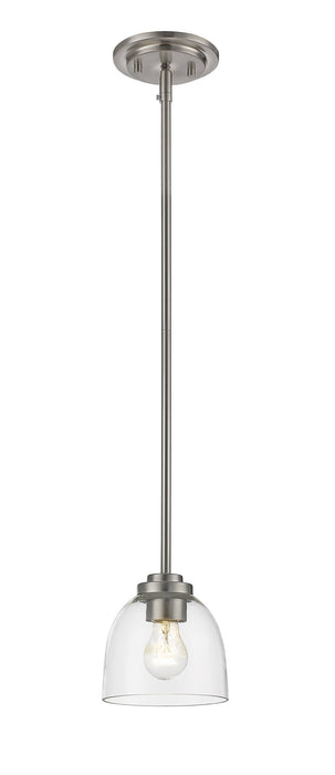 Z-Lite 460MP-BN Ashton One Light Mini Pendant, Brushed Nickel Main Image.jpg