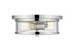 Z-Lite 462F11-CH Savannah Two Light Flush Mount, Chrome Main Image.jpg