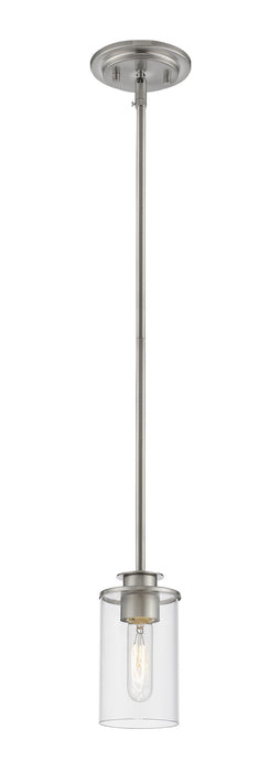 Z-Lite 462MP-BN Savannah One Light Mini Pendant, Brushed Nickel Main Image.jpg