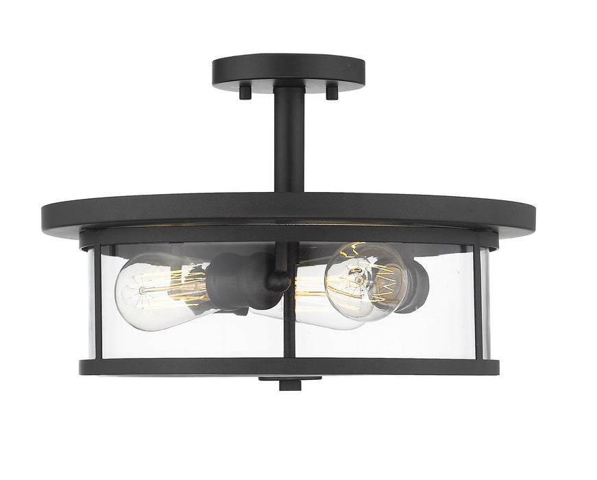 Z-Lite 462SF16-BRZ Savannah Three Light Semi Flush Mount, Bronze Main Image.jpg