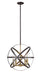 Z-Lite 463-18HBRZ-OBR Cavallo Five Light Pendant, Hammered Bronze / Olde Brass Main Image.jpg