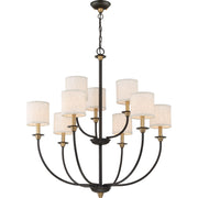 Quoizel ADY5009OZ Audley Nine Light Chandelier, Old Bronze Alternate Image 2.jpg