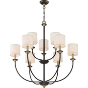 Quoizel ADY5009OZ Audley Nine Light Chandelier, Old Bronze Alternate Image 3.jpg