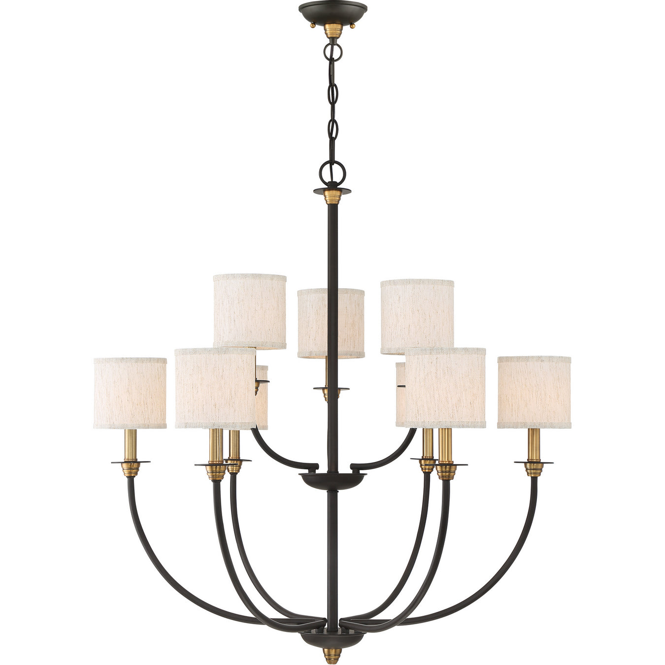 Quoizel ADY5009OZ Audley Nine Light Chandelier, Old Bronze Main Image.jpg