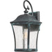 Quoizel BDS8408AGV Bardstown One Light Outdoor Wall Lantern, Aged Verde Main Image.jpg