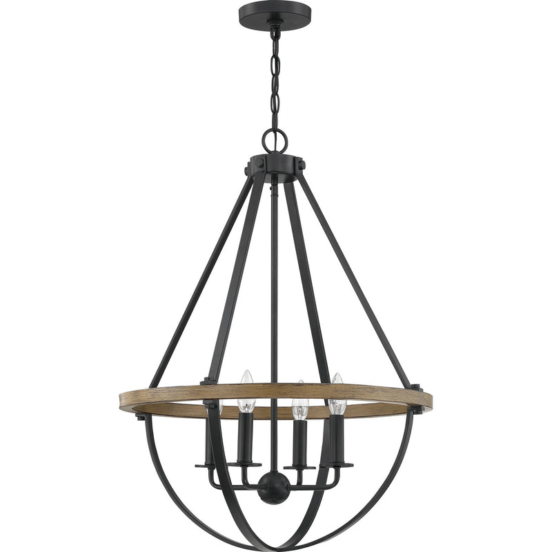 Quoizel BRL2823EK Bartlett Four Light Pendant, Earth Black Alternate Image.jpg